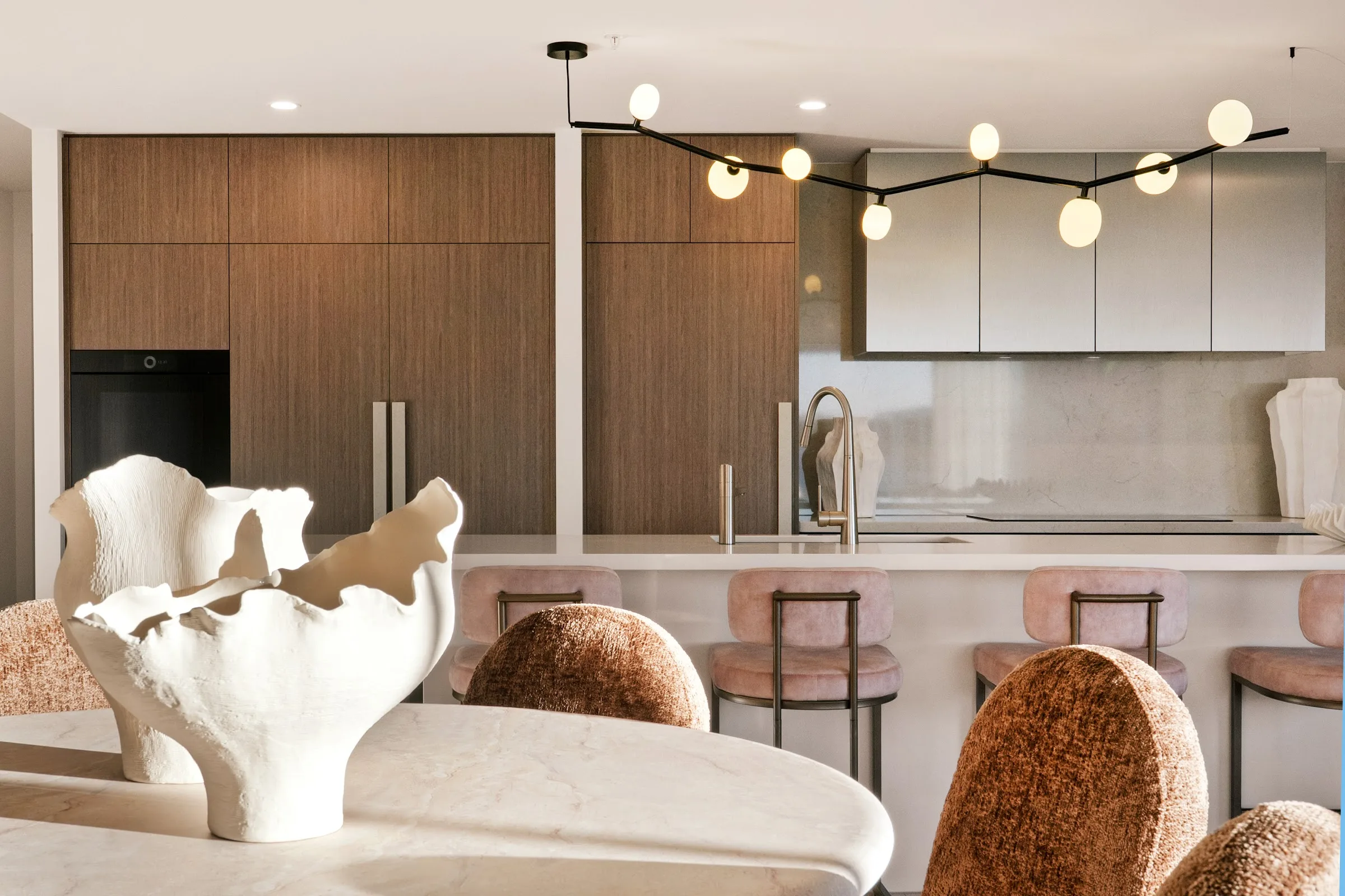 Kitchen with stone island
