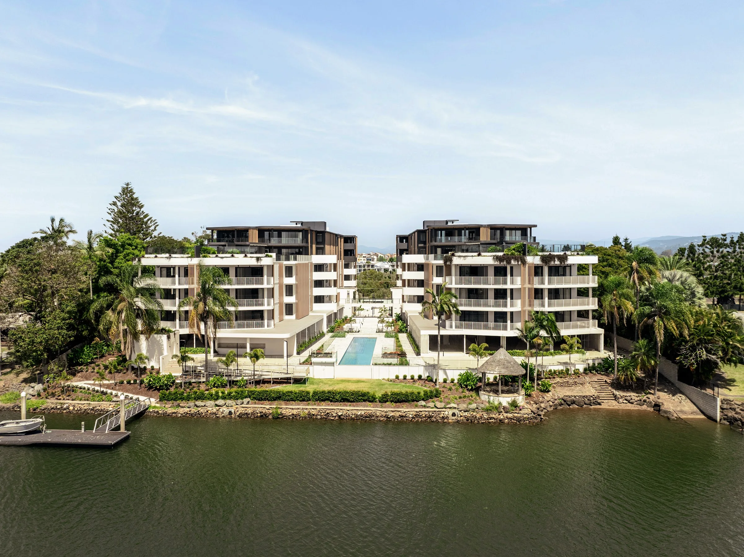 Level 5 terrace cut into the building form