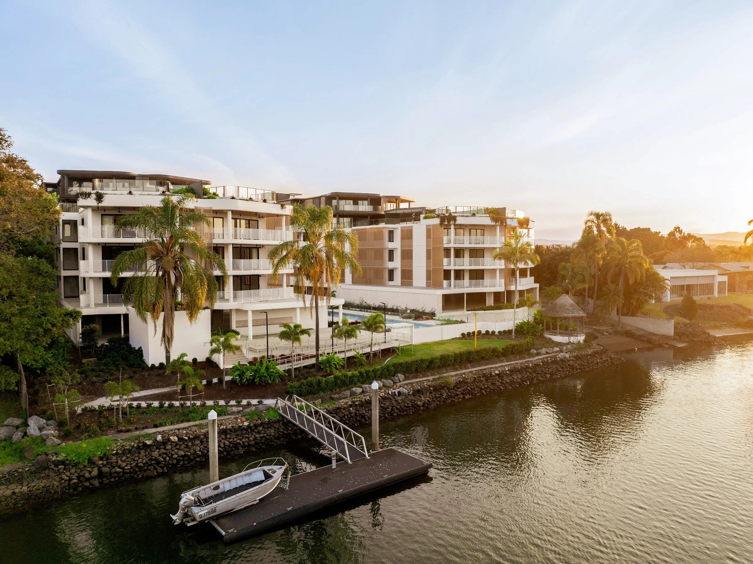Pontoon on the Nerang River